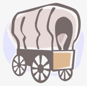 Vector Illustration Of American Old West Chuck Wagon - Old Wagon Clipart #2803746