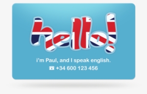 And Direct Message, And In The Back Side, You Can Find - English Teacher Business Card #2803875