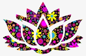 This Free Icons Png Design Of Floral Lotus Flower Silhouette #2804660