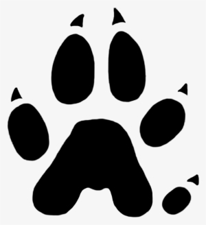 Mink Paw Print 25 Mm - Moon With Paw Print #2804686