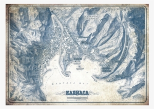 Dishonored 2 Poster Karnaca Map - Map Of Skyrim Art Poster #2804854