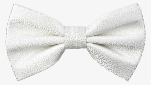 Textured Damon Bow Tie In Cream Reptile - Motif #2805362