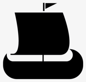 Viking Ship Vector - Pirate Ship Icon Png #2805461