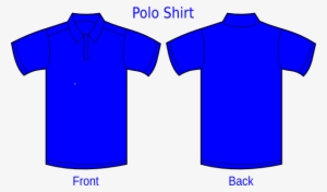 Polo Shirt Blue Svg Clip Arts 600 X 353 Px #2805864