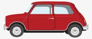 Red Clipart Mini Cooper - Mini Car Clipart #2806310