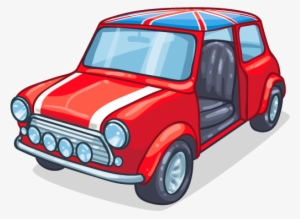 Mini Cooper - Mini Cooper Cartoon Png #2806335