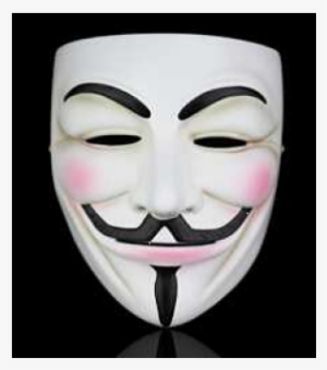 V For Vendetta Mask - Cosplay Halloween Guy Fawkes V For Vendetta Anonymous #2806632