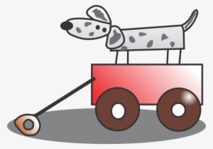 Dog In Wagon Charms #2807340