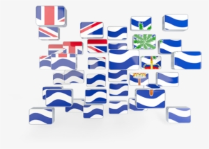 Square Mosaic Background - Flag Of Anguilla #2807793