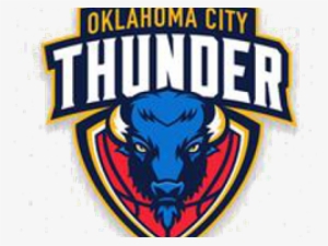Oklahoma City Thunder Clipart Cool - Oklahoma City #2808410