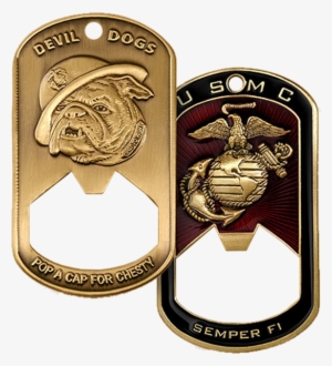 Marine Corps Dog Tag Bottle Opener - U.s. Marine Corps Dog Tag Bottle Opener #2808465