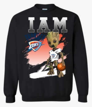 Oklahoma City Thunder Groot I Am T-shirts Guardians - T-shirt #2808484