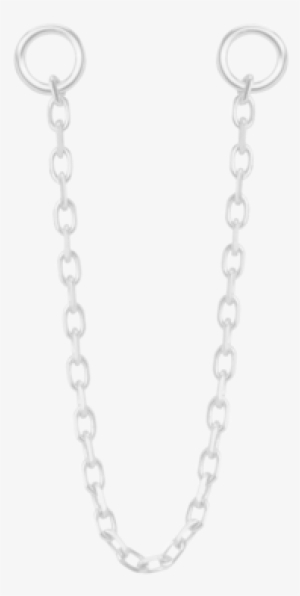 Chain Ear Jacket Sterling Silver White Gold Vermeil - Chain #2810375