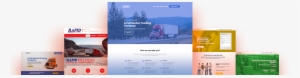 Trucking Company Website Design - Web Design #2810793
