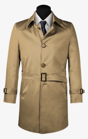 Beige Belted Trench Coat-view Front - Imagenes De Gabardina #2811508