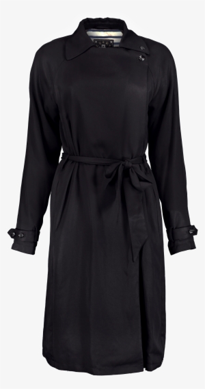 Loose Fit Trench Coat Black - Isabel Marant Molan Dress #2811607