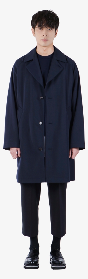 Navy Trench Coat - Designer #2812194
