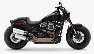 2019 Harley-davidson Softail Fat Bob Vivid Black - Harley Fat Bob 2018 #2812218