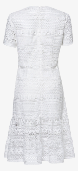 Lace Flounce Dress - Day Dress #2812422