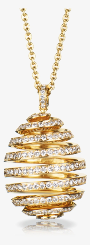 Diamond And Yellow Gold Earrings - Huevos En Joyas #2812876