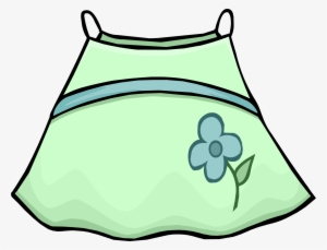 Spring Dress Icon - Club Penguin Green Dress #2812905
