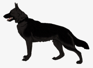 Large German Shepherd Transparent Png - Clipart Angry Dogs Png #2813429