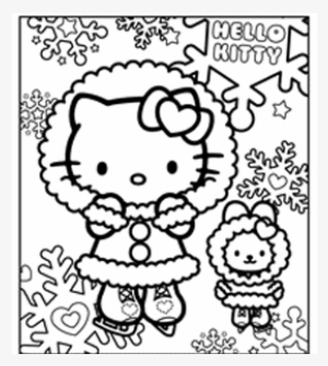 Christmas Coloring Pages - Kitty Hello Coloring Page #2813802