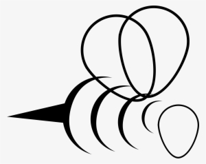 This Free Icons Png Design Of Bee Line Art #2813861