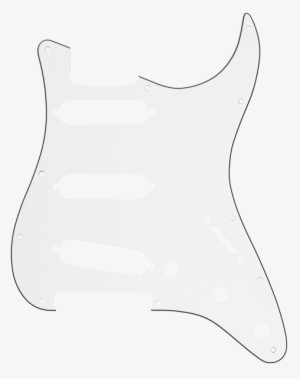 Fender Stratocaster Sss 11 Hole Pick Guard Parchment - Sss Guitar Pickguard Draw #2814307