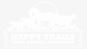 Happy Trails Farm Animal Sanctuary - Farm Animals Logo #2814756