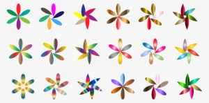 This Free Icons Png Design Of Simple Colorful Flowers #2814866