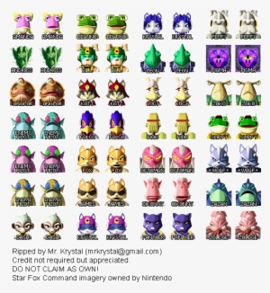 Mugshots - Star Fox Command Icons #2815828