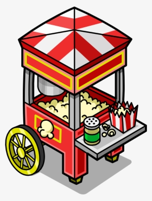 Popcorn Cart Sprite 002 - Popcorn Cart Clipart #2815942