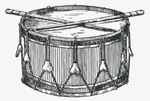 Drums For Your Songs - Flaming Snare Drum Clipart Black And White #2816386