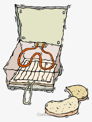 Electric Bbq Grill Royalty Free Vector Clip Art Illustration #2817687