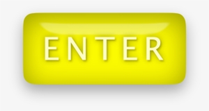 Enter Glass Button Yellow - Enter Button Icon Png #2818194
