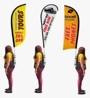 Backpack Flags Signs For Advertising - Backpack Flags #2818371