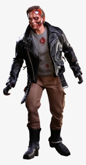 The Terminator T-800 Battle Damaged Hot Toys #2818659