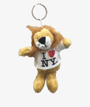 Love Ny Lion Plush Key Chain #2819096