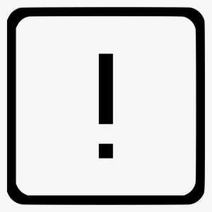 Exclamation Mark Latin Keyboard Element Warning Error - Treppen Symbol #2819101