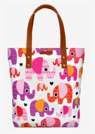 Pink Aztec Elephant Classic Tote Bag - Tote Bag #2819584