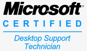 Mcdst Logo - Microsoft Certified It Professional #2820085