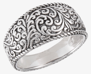 Sterling Silver Classic Scrollwork Ring - "sterling Silver Classic Scrollwork Ring" #2820322