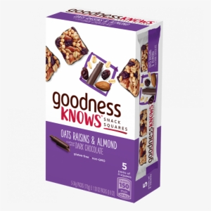 Oats, Raisins & Almond, Dark Chocolate, 5 Count Box #2821718
