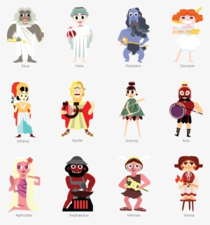 Meet The Greek Gods - Match And Learn The Greek Gods #2821800