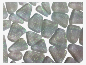 White Glitter Glass Tiles - Glass Tile #2822312