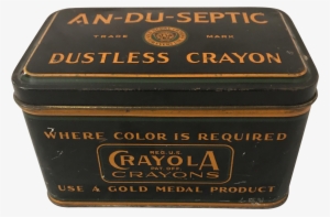 Antique Binney & Smith Crayola Crayon Tin - Crayola Crayons #2822643