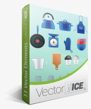 Kitchen Utensils For Cooking Vector Graphics Pack - Vector Graphics #2822733