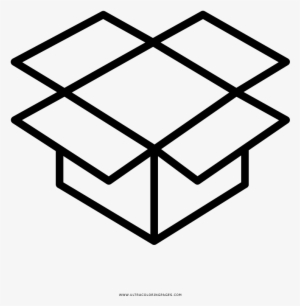 An Open Box Coloring Page - Think Outside The Box Icon #2822755