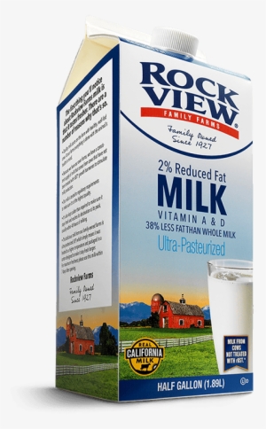 2% Reduced Fat Milk Ultra Pasteurized - Rock View Milk #2822903